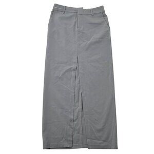 Steve Madden Womens Maaike Skirt With Front Split Gray Size S